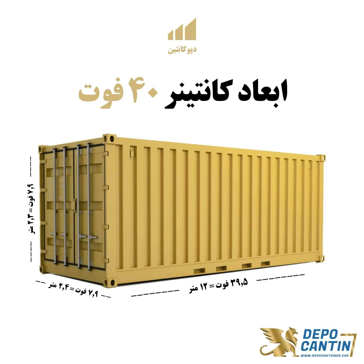 آشنایی کامل با کانتینر 40 فوت آشنایی کامل با کانتینر 40 فوت