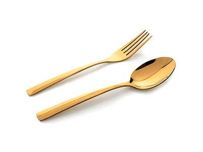 راهنمای خرید قاشق چنگال رنگی (طلایی و هفت رنگ؛ دو رنگ محبوب)