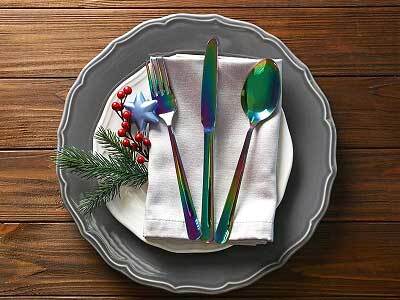 راهنمای خرید قاشق چنگال رنگی (طلایی و هفت رنگ؛ دو رنگ محبوب)