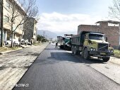 ۹۰۰۰ متر مربع از معابر اصلی روستای بالاجاده آسفالت شد