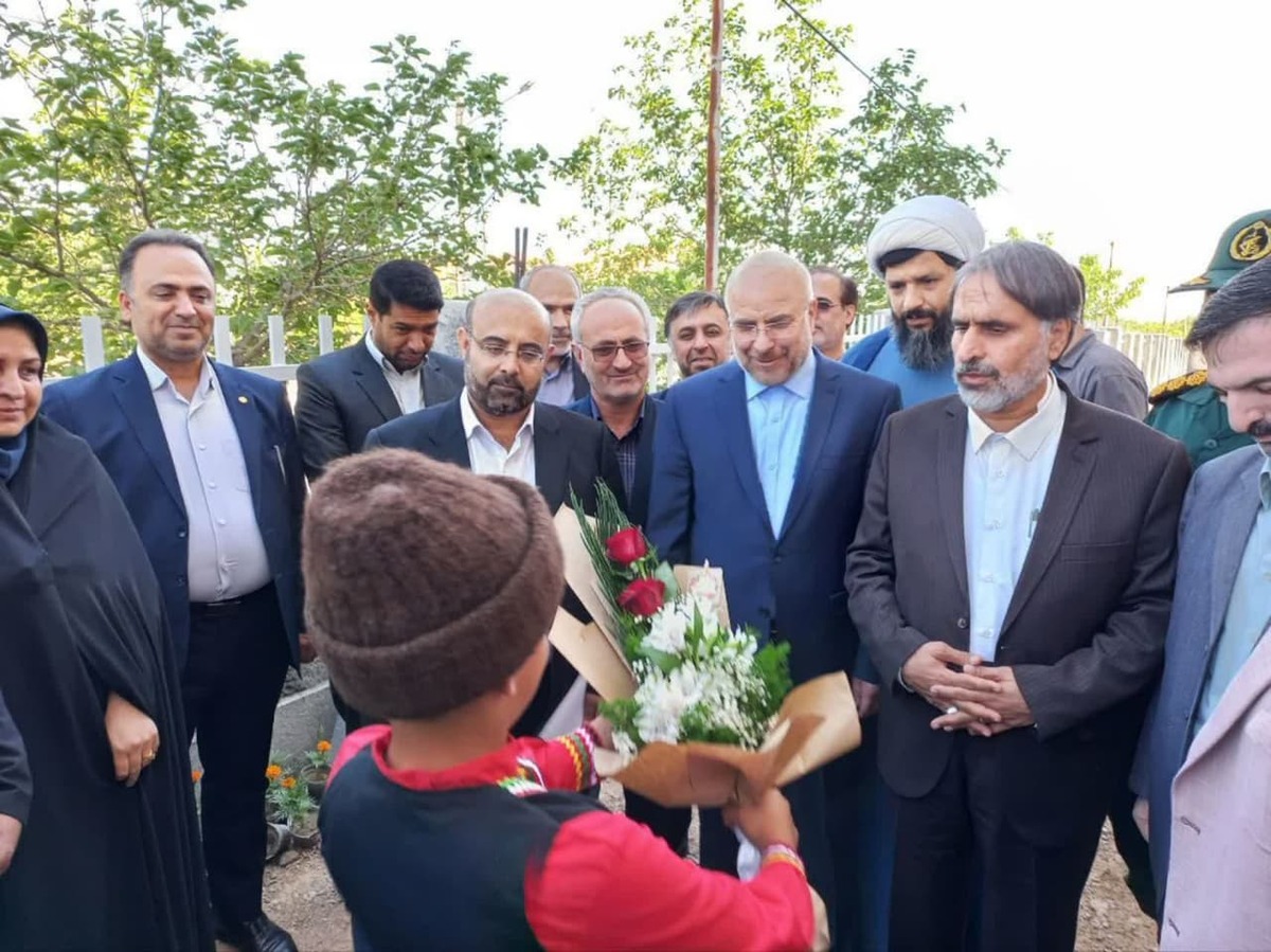 محمد باقر قالیباف در ادامه سفر خود به خراسان شمالی  وارد  شیروان شد