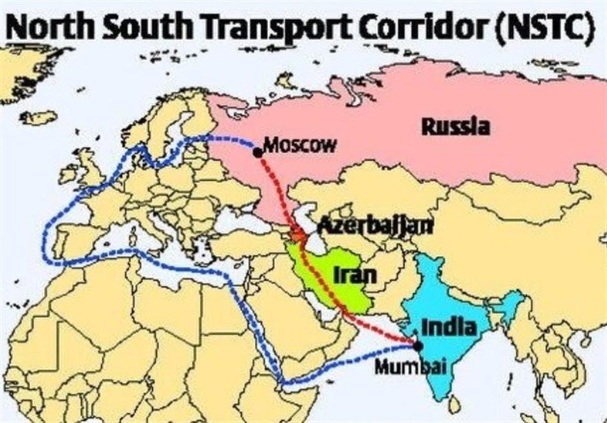 کریدور شمال جنوب جایگزین کانال سوئز می‌شود