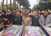 پیکر مطهر 5 شهید مرزبانی در زاهدان تشییع شد