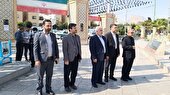 حضور مدیر مخابرات اصفهان در مراسم گرامیداشت شهدای نیروی انتظامی