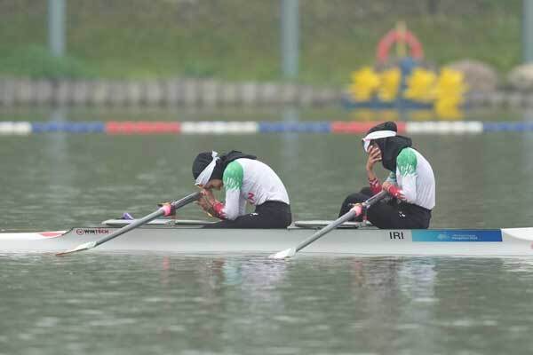 ناکامی تیم دونفره رویینگ ایران در کسب مدال ناکامی تیم دونفره رویینگ ایران در کسب مدال
