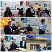 بازدید رئیس دانشگاه علوم پزشکی هرمزگان از خانه بهداشت روستای وَی بشاگرد