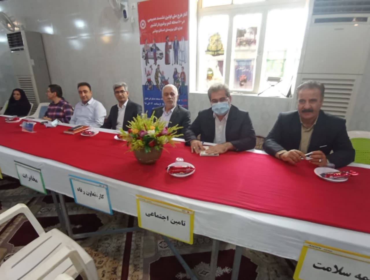 نشست تیم تخصصی با مردم محله علی آباد شهر برازجان 