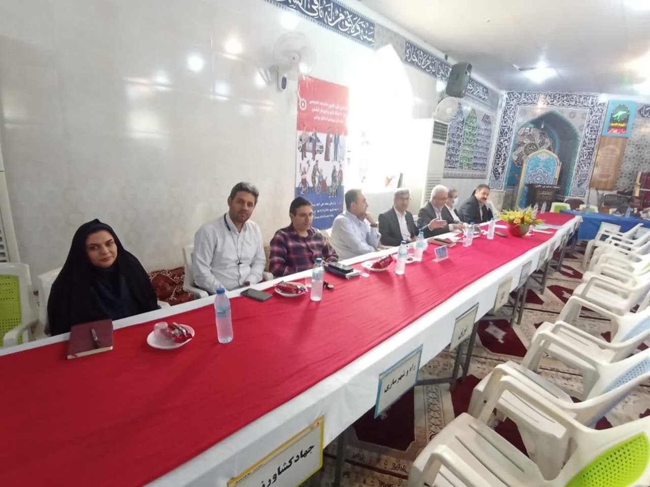 نشست تیم تخصصی با مردم محله علی آباد شهر برازجان 