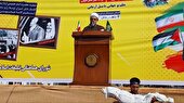 ابرقدرت‌ها را به خاک مذلت می‌نشانیم