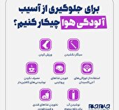 اینفوجام | برای جلوگیری از آسیب آلودگی هوا چیکار کنیم؟