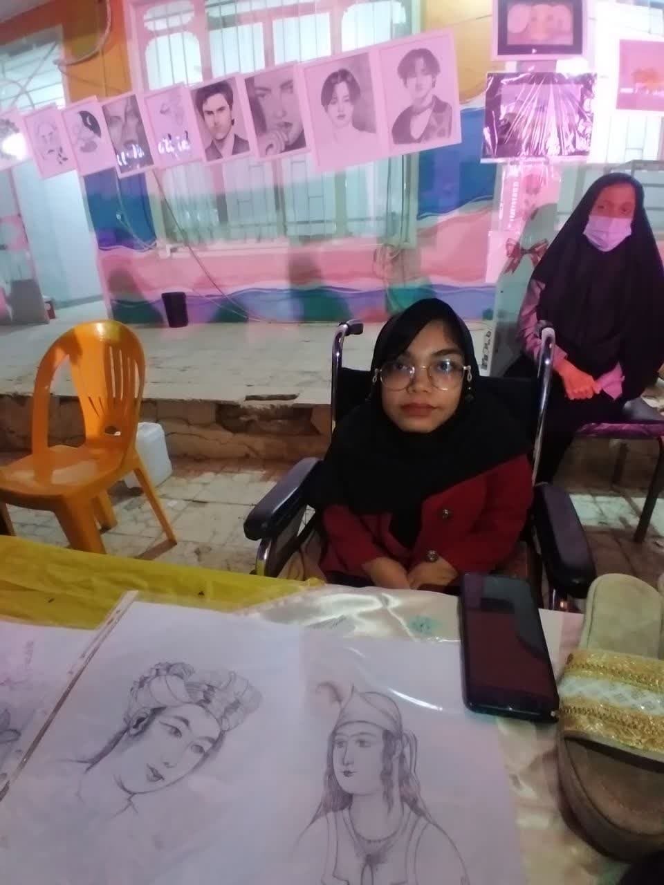 افتتاحیه نمایشگاه آثار هنری،و صنایع دستی معلولین