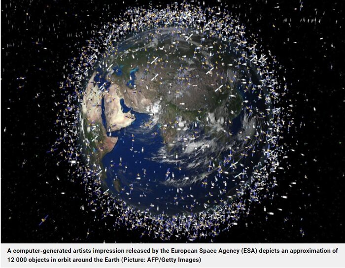 صدای برخورد زبالههای فضایی از زمین شنیده میشود صدای برخورد زبالههای فضایی از زمین شنیده میشود