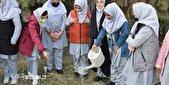 کاشت ۱۶۰ نهال در مدرسه هاجر شهرکرد به یاد شهیدان غزه 