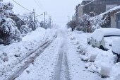 بارش برف در نقاط مختلف چهارمحال و بختیاری