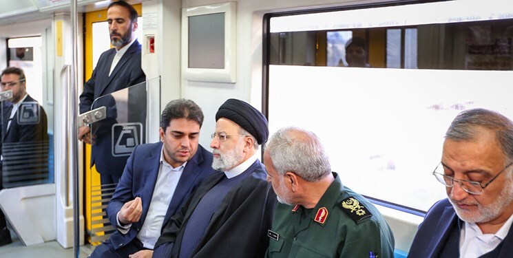 مترو پرند با حضوررئیس جمهور به بهره برداری رسید مترو پرند با حضوررئیس جمهور به بهره برداری رسید