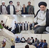 عیادت حضرت آیت الله حسینی از مجروح‌ حا‌دثه تروریستی راسک زاهدان