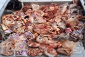 کشف بیش از یک تن آلايشات گوشتی فاسد در اردبيل
