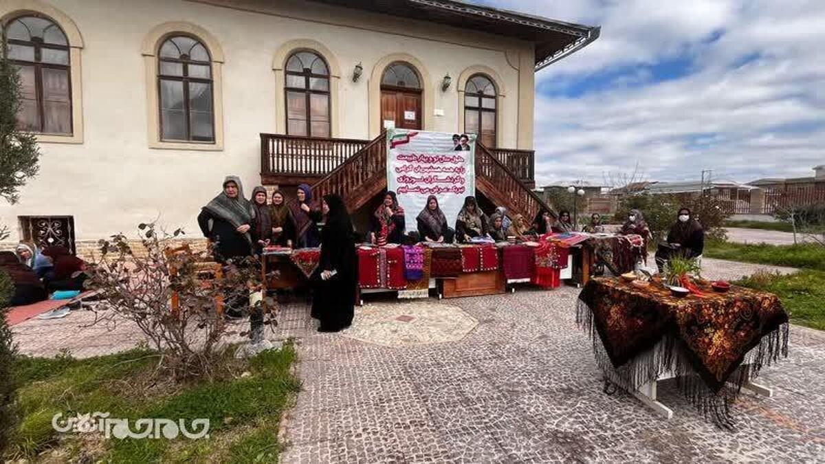 برپایی بازارچه صنایع‌دستی نوروزی در موزه گمیشان