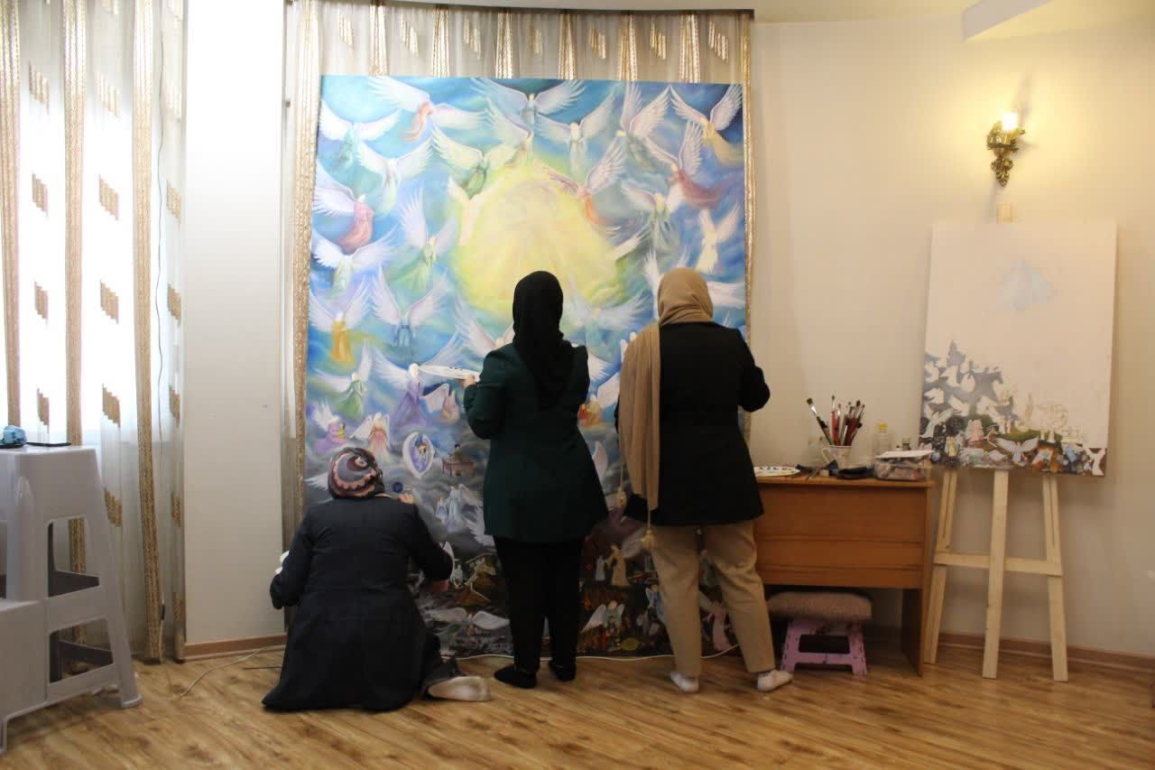 رونمایی اثر فاخر «دست خدا» در مشهد