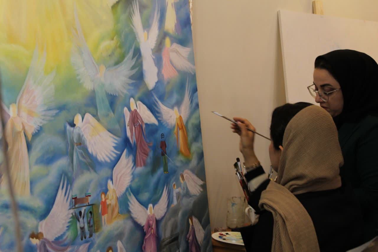 رونمایی اثر فاخر «دست خدا» در مشهد