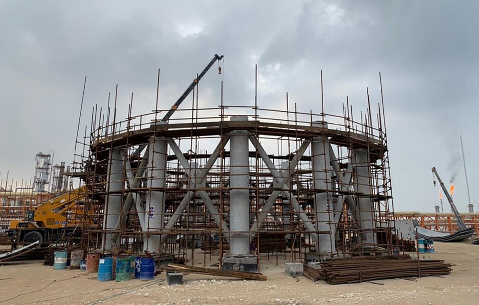 روش نصب مخازن کروی تحت فشار