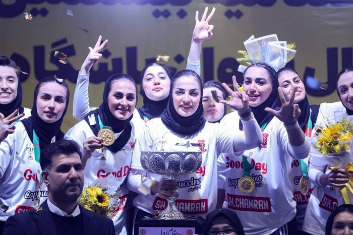 هت تریک قهرمانی در لیگ برتر هندبال بانوان ایران