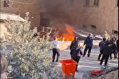 ببینید | آتش‌ سوزی دانشگاه آزاد تهران شمال خسارتی نداشت