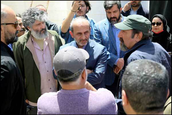 عکس | بازدید رئیس رسانه ملی از پشت صحنه سریال «سلمان فارسی»