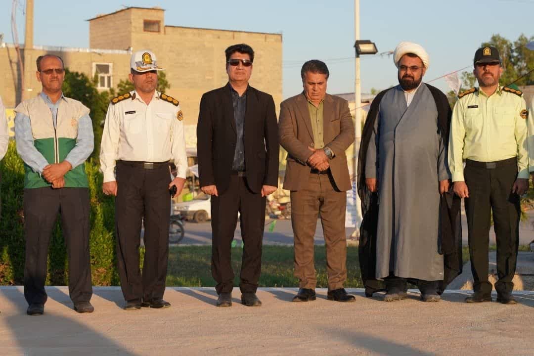 برافراشتن پرچم مطهر رضوی