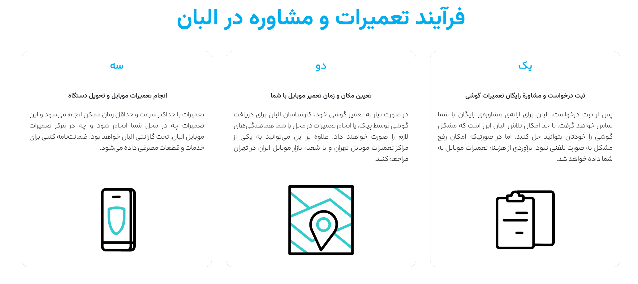 البان؛ مرکزی متفاوت و ممتاز در تعمیرات موبایل البان؛ مرکزی متفاوت و ممتاز در تعمیرات موبایل