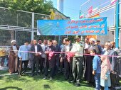 زمین چمن مصنوعی پارک نشاط در کوی کوثر افتتاح شد