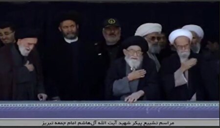 ببینید | سوگواری پدر شهید آیت‌الله آل‌هاشم برای پسرش