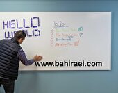 خوش نویسی دانش آموزان با ورود وایت برد شیشه ای به مدارس