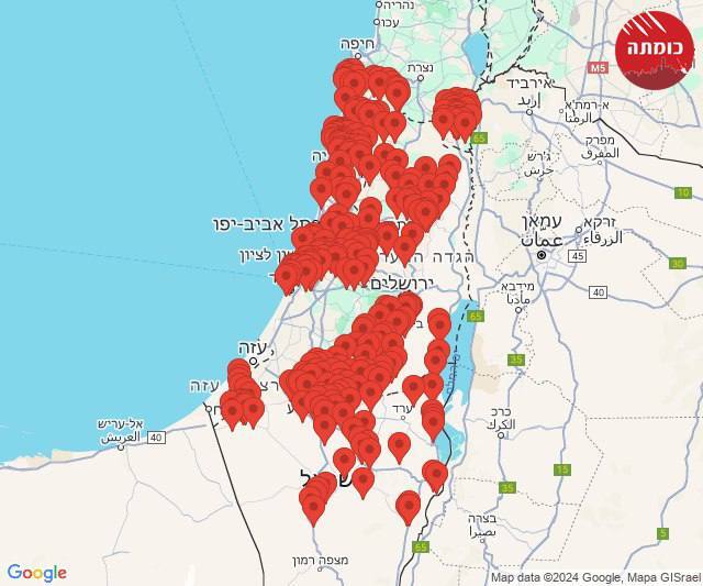 موشک‌های ایرانی بر فراز بیت المقدس | شلیک بیش از ۱۰۰ موشک از ایران به اراضی اشغالی