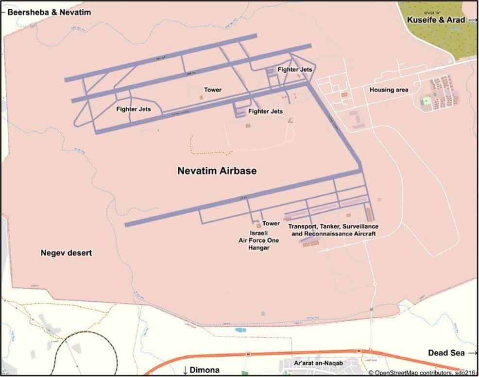 عکس | کدام پایگاه‌ های نظامی رژیم صهیونیستی توسط ایران هدف قرار گرفتند؟