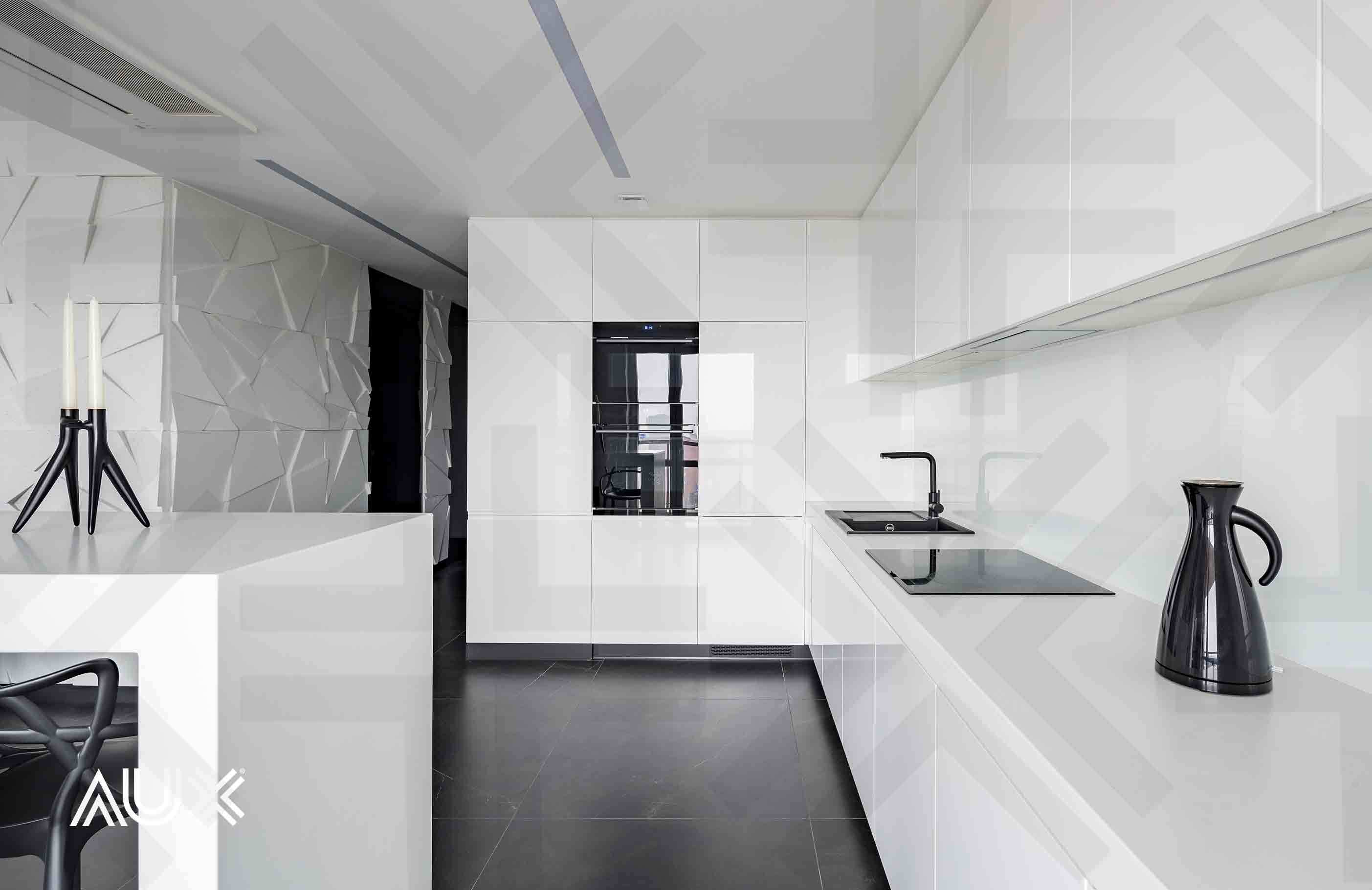 کابینت های گلاس آشپزخانه