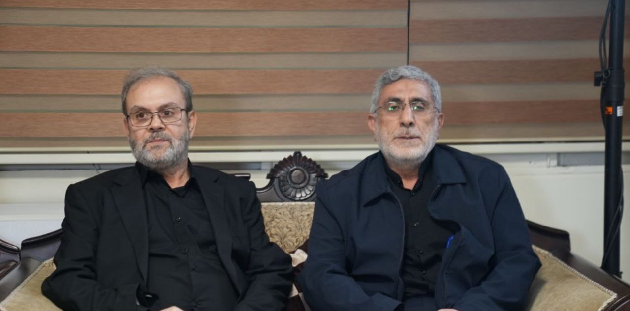 حضور سردار قاآنی در دفتر حزب‌الله تهران