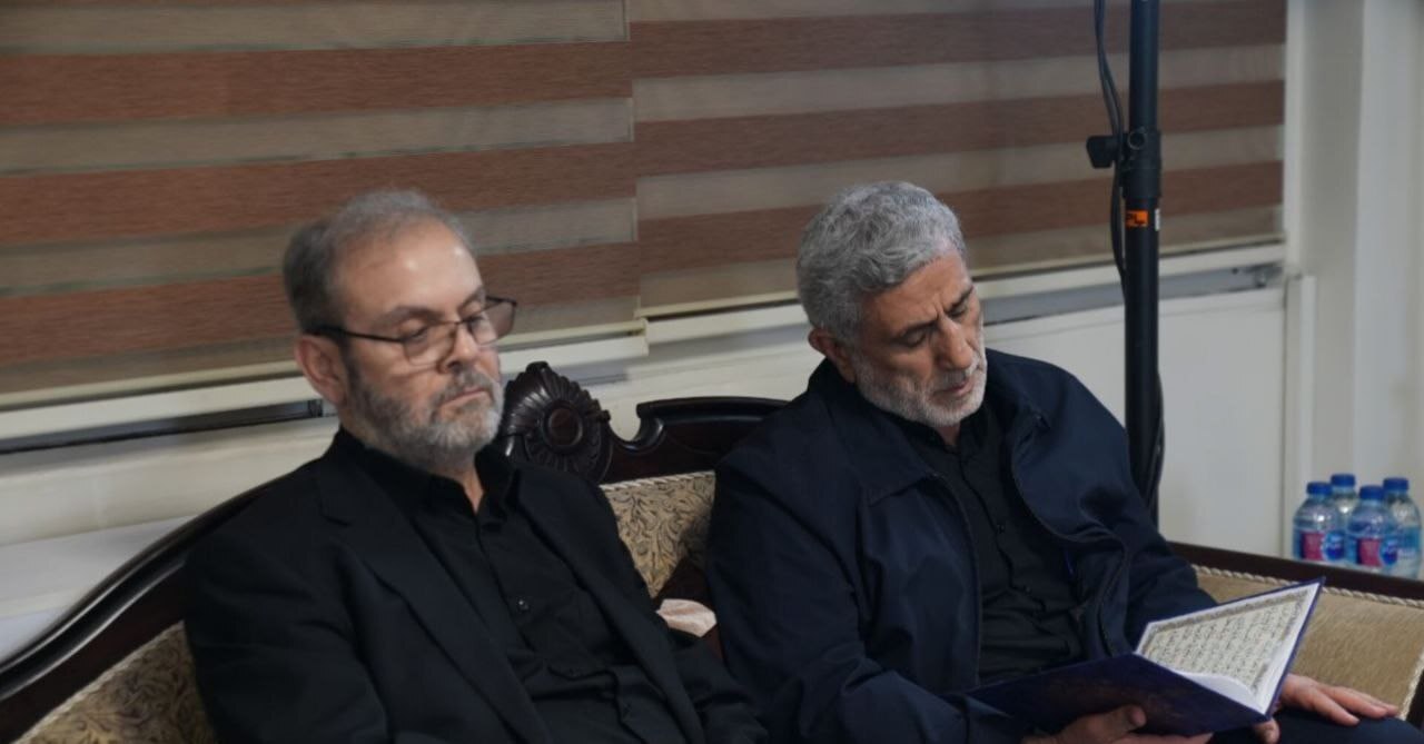 حضور سردار قاآنی در دفتر حزب‌الله تهران