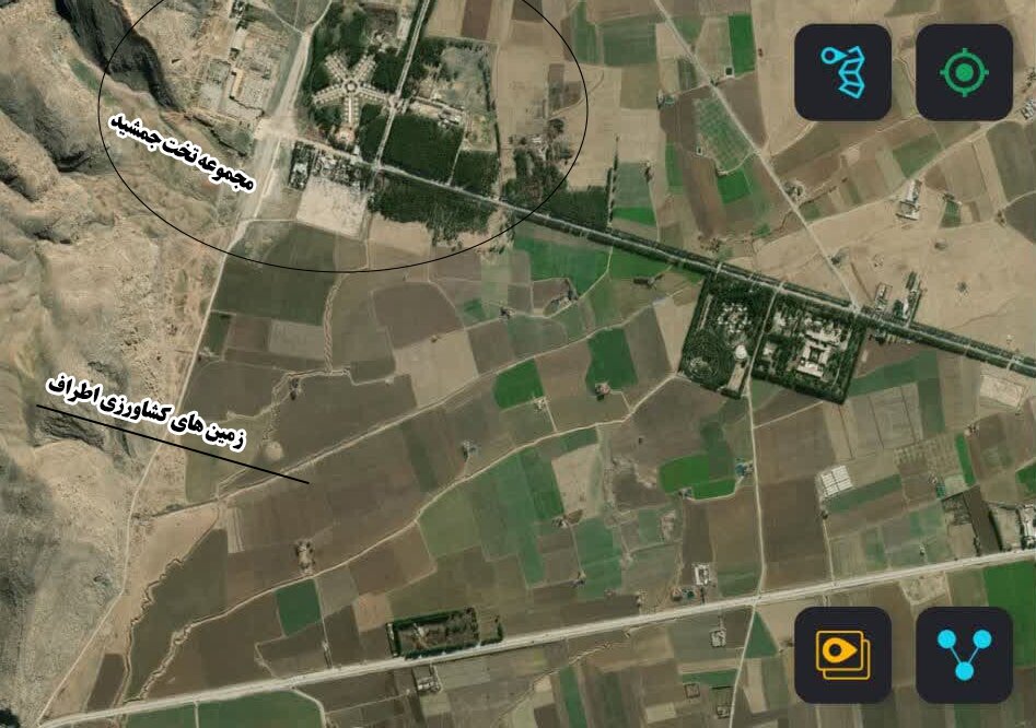 «تخت جمشید» و ساخت استخر‌های کشاورزی در حریم آن