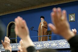 گزارش تصویری |  رهبر انقلاب اسلامی در دیدار نوروزی با مردم