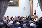 گزارش تصویری | دیدار جمعی از مسئولان ارشد سه قوه به‌ مناسبت آغاز سال جدید با رهبر انقلاب