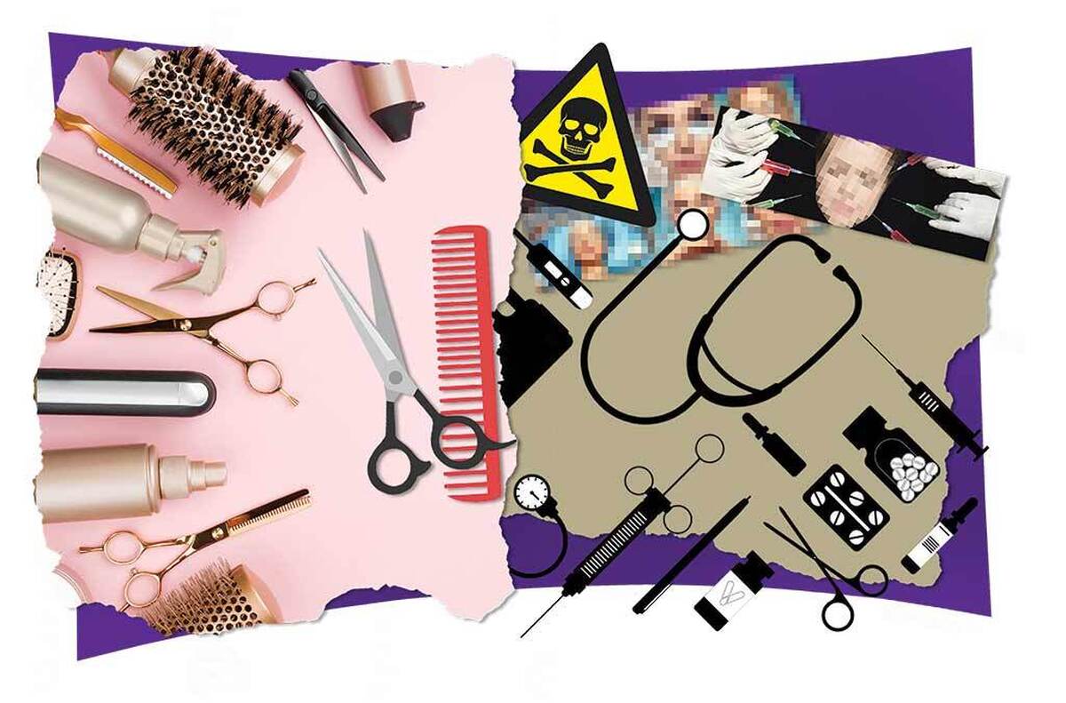 امروز، «روز ملی آرایشگران» است‌؛ روزی برای قدردانی از تلاش کسانی که با هنر، سلیقه و مهارت خود چهره شهر و خانواده را زیباتر می‌کنند اما در کنار این جامعه‌ حرفه‌ای، چهره‌ای تاریک هم وجود دارد‌؛ یعنی آرایشگران فاقد مجوز، آموزش ندیده و غیرمتخصص که در زیرزمین خانه‌ها و کانال‌های مجازی فعالند‌؛ افرادی که پا در کفش پزشکان متخصص کرده و با دخالت در حوزه پزشکی، خسارت‌های جبران‌ناپذیری بر چهره و روان افراد و خانواده‌ها وارد می‌کنند.