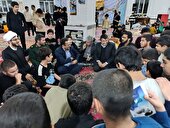 حضور مدیرکل آموزش و پرورش کهگیلویه و بویراحمد در جمع معتکفان دانش‌آموزی