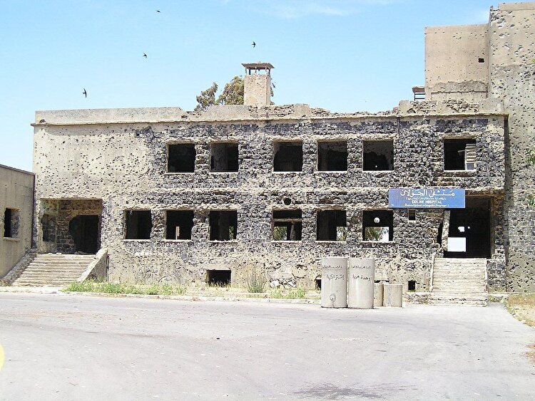 تخریب بیمارستان تاریخی در سوریه توسط نظامیان صهیونیست