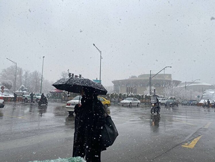 تهران از یکشنبه برفی و بارانی می شود