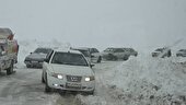 برف و کولاک در محورهای استان