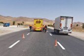 اجرای بیش از ۲ هزار و ۸۶۹ کیلومتر خط‌کشی در محورهای استان همدان