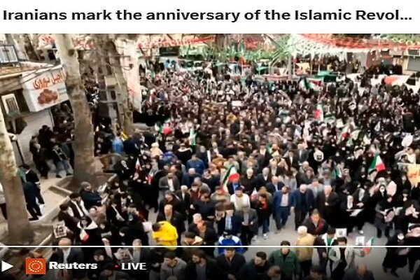عکس | پوشش راهپیمایی ۲۲ بهمن در رویترز عکس | پوشش راهپیمایی ۲۲ بهمن در رویترز