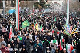 گزارش تصویری | راهپیمایی ۲۲ بهمن در تهران