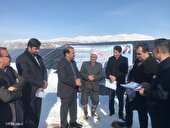 افتتاح نیروگاه خورشیدی ۳۰۰ کیلواتی در شهر بام